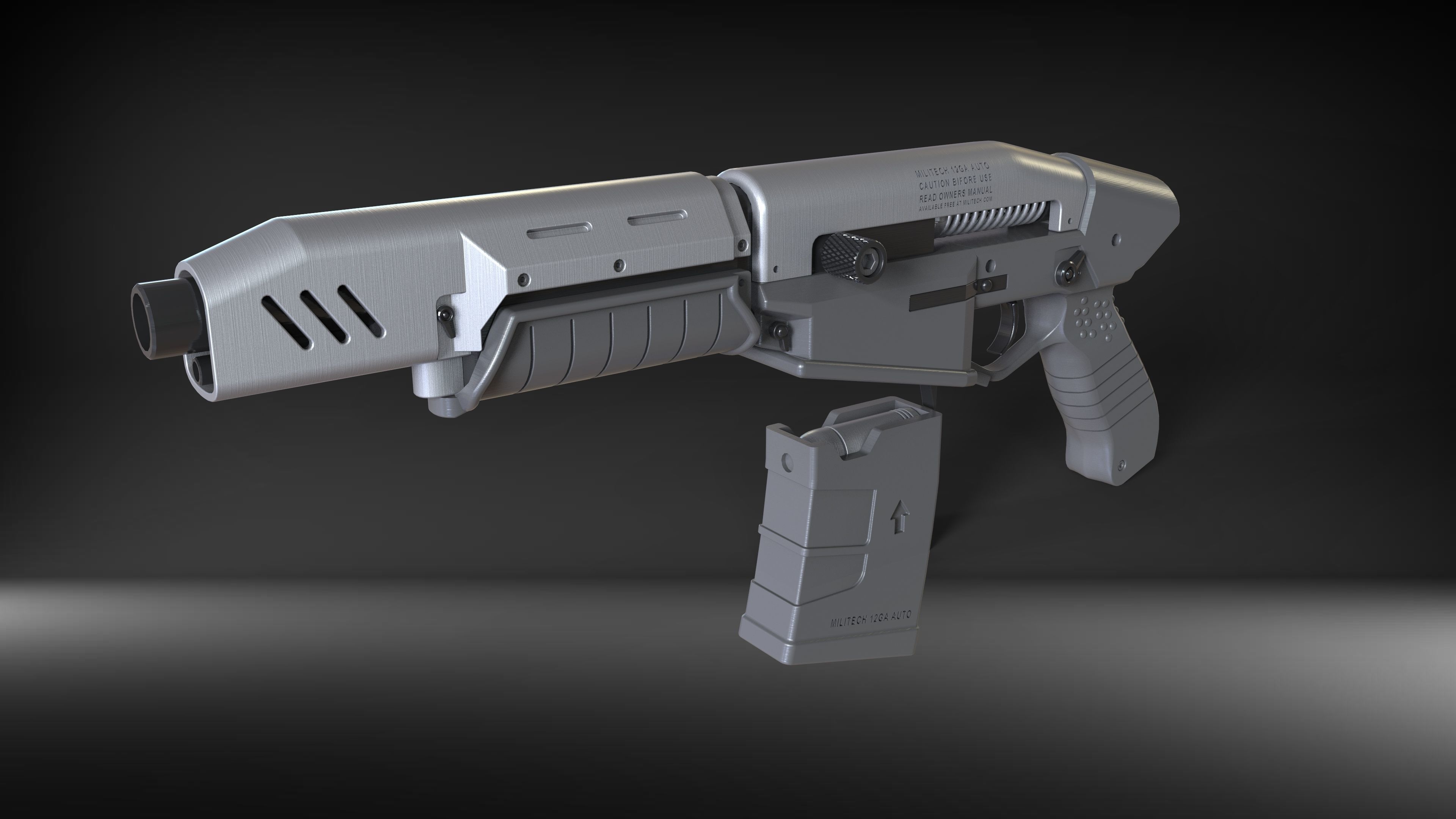 Militech Crasher - Cyberpunk 2077 - Printable 3d model - STL 3D print model_17