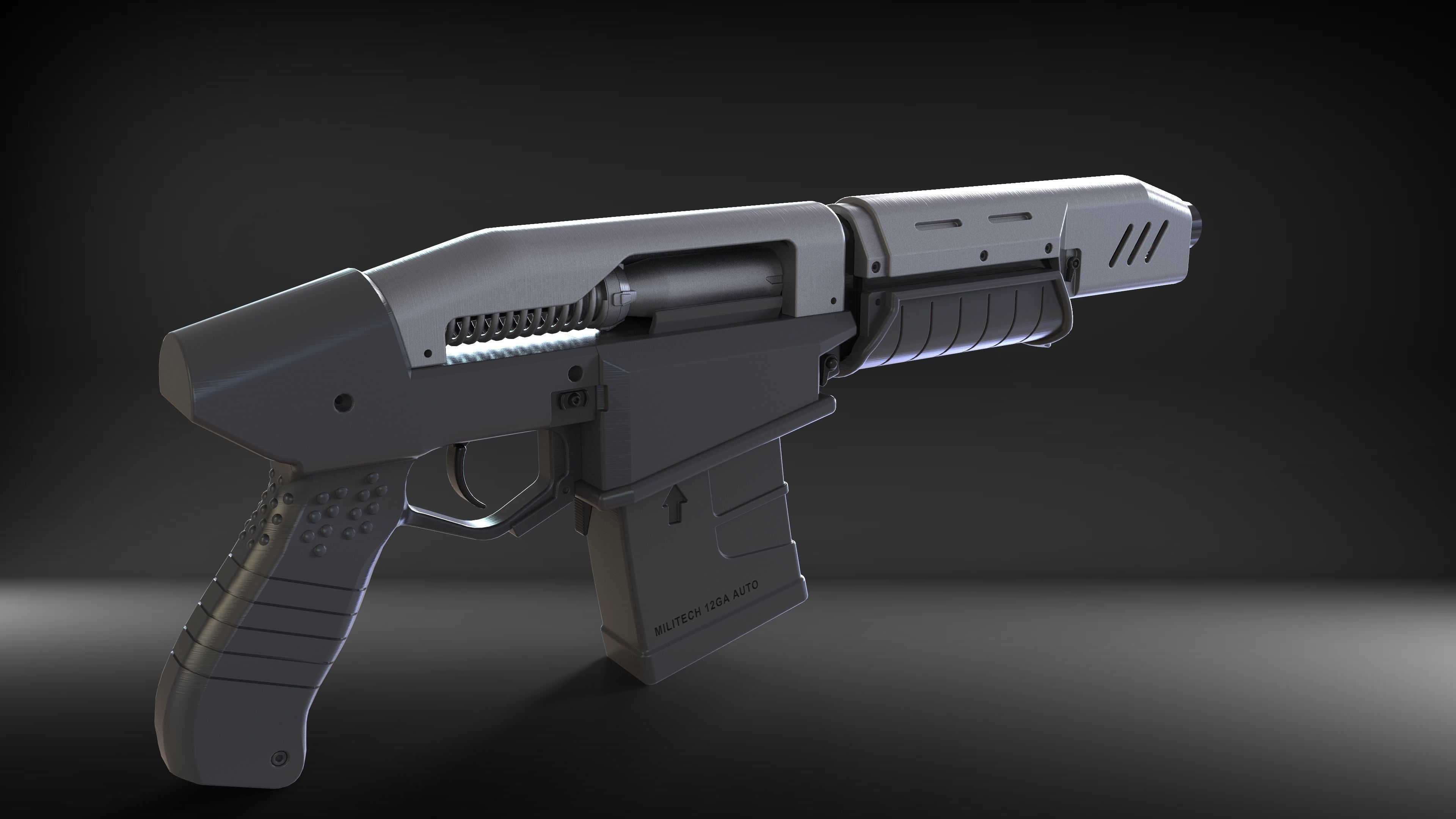 Militech Crasher - Cyberpunk 2077 - Printable 3d model - STL 3D print model_16