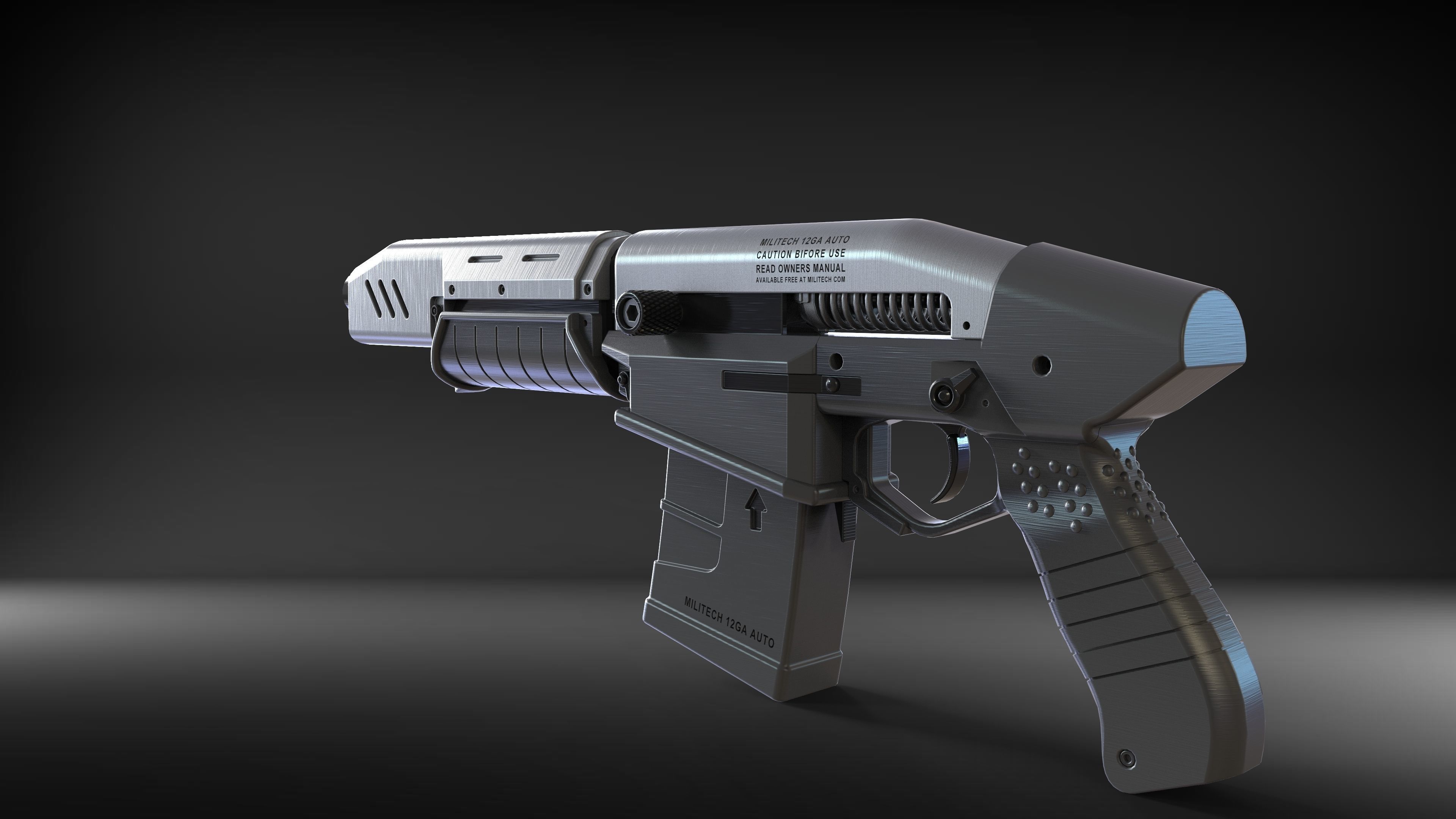 Militech Crasher - Cyberpunk 2077 - Printable 3d model - STL 3D print model_14