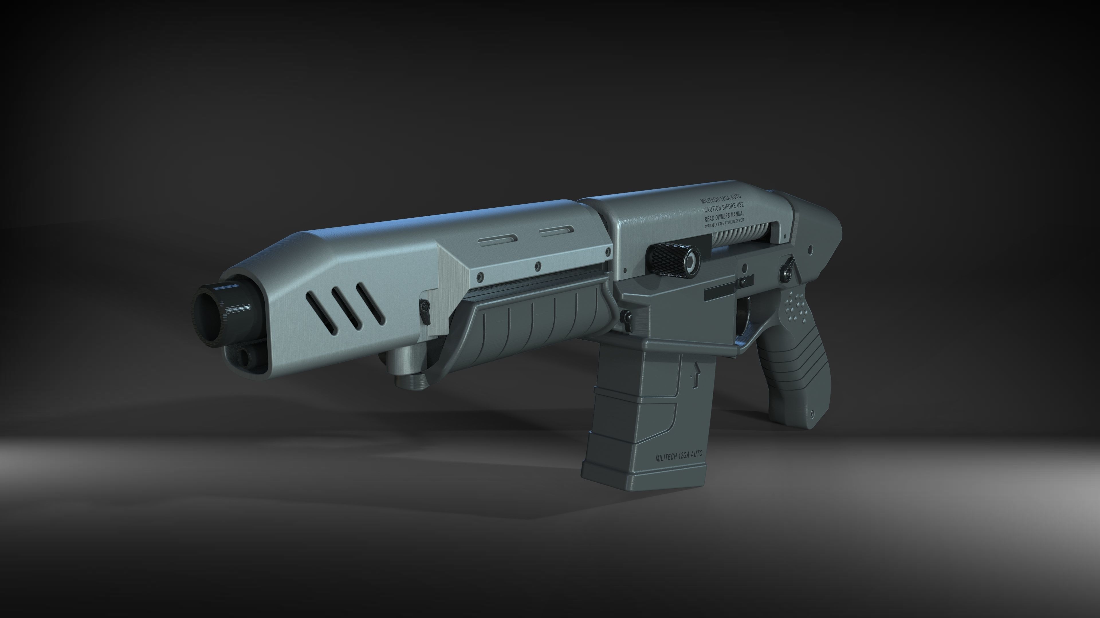 Militech Crasher - Cyberpunk 2077 - Printable 3d model - STL 3D print model_8