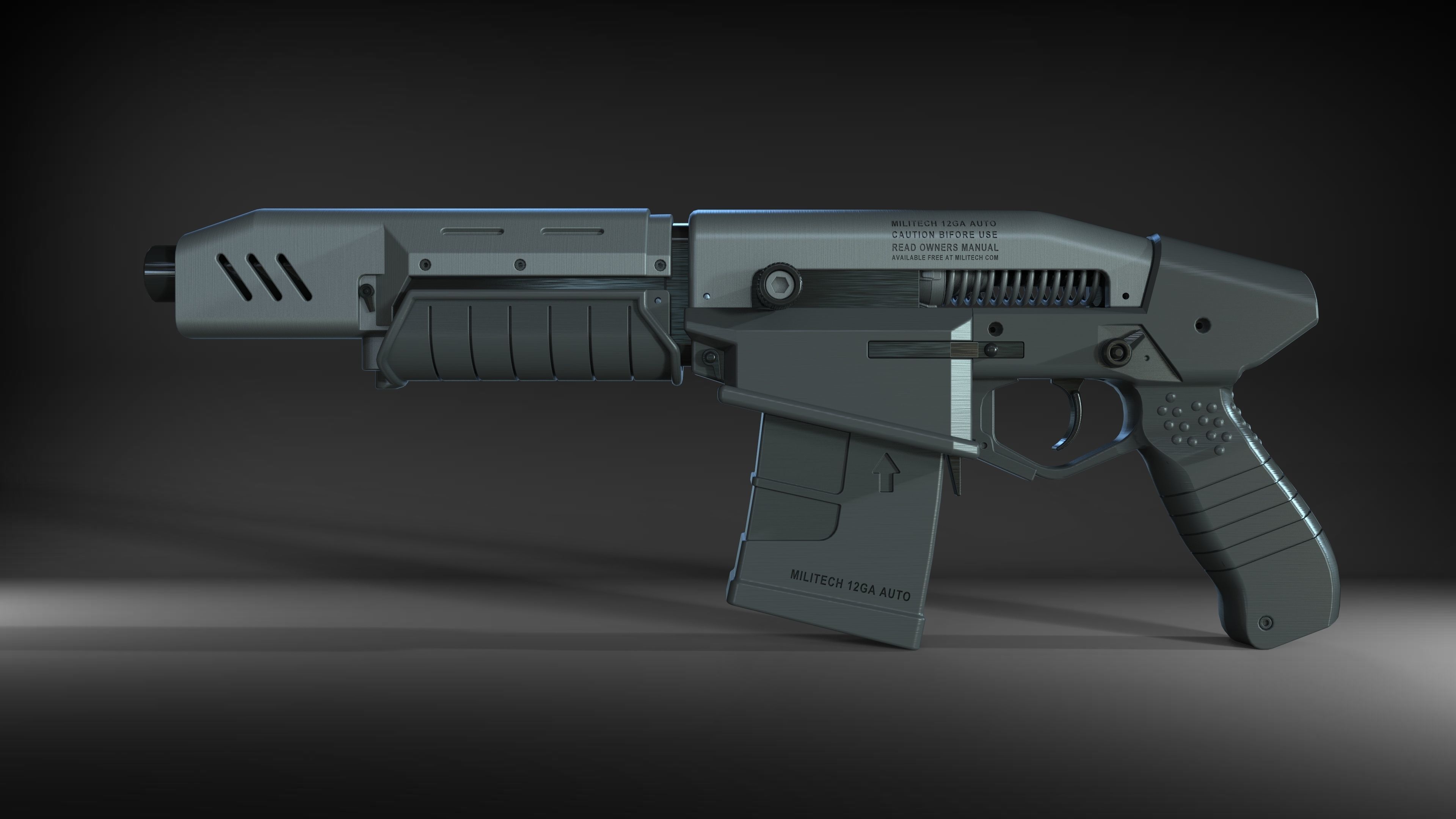 Militech Crasher - Cyberpunk 2077 - Printable 3d model - STL 3D print model_9