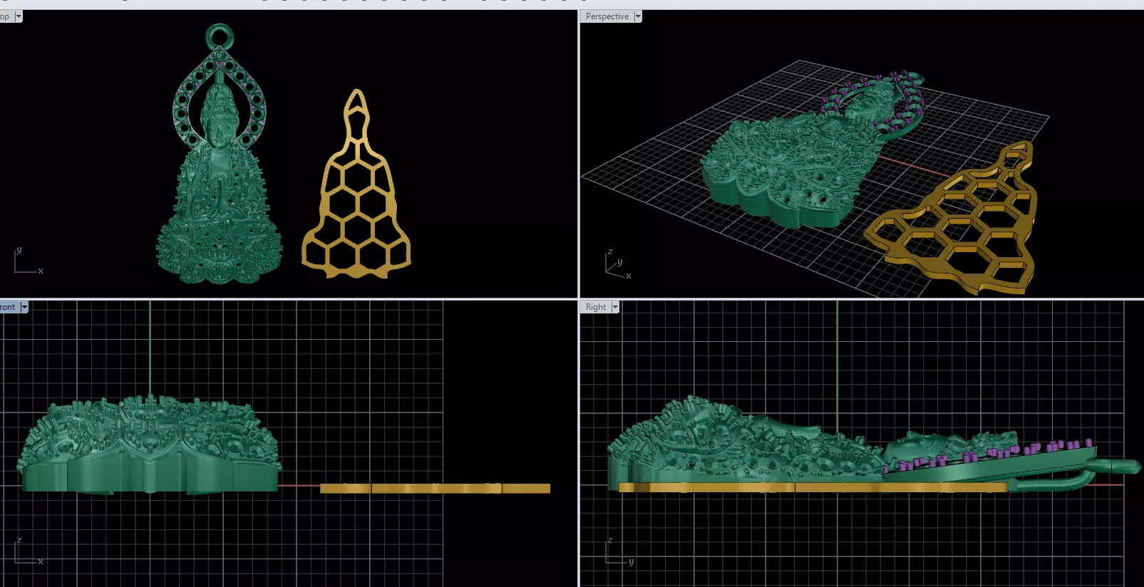 quan am 3D print model_0