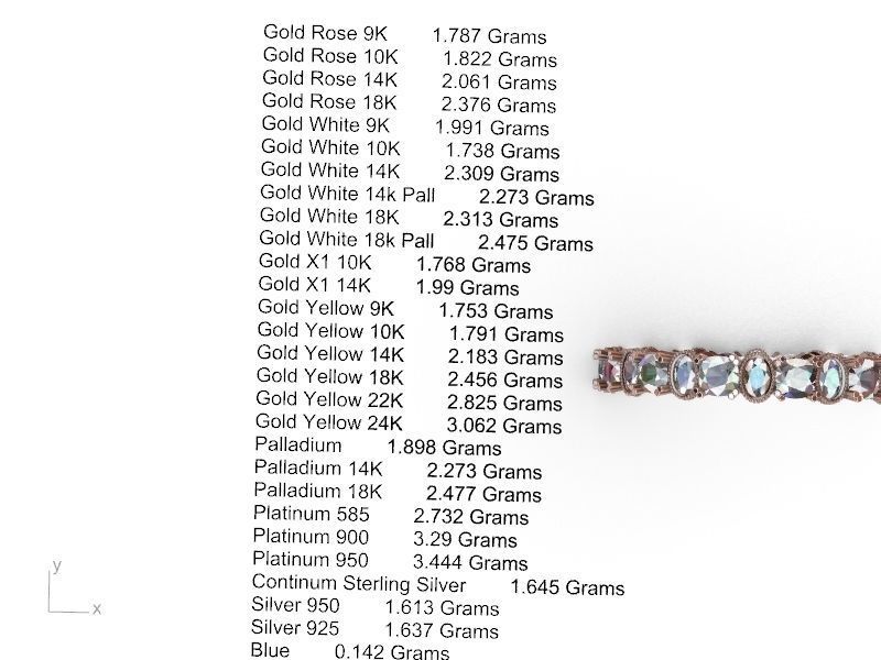 oval cushion eternity ring stl verified 3D print model_7