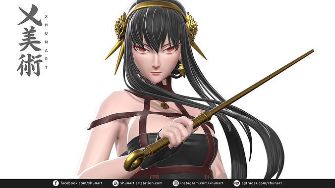 Spy X family Yor Forger 3D print model