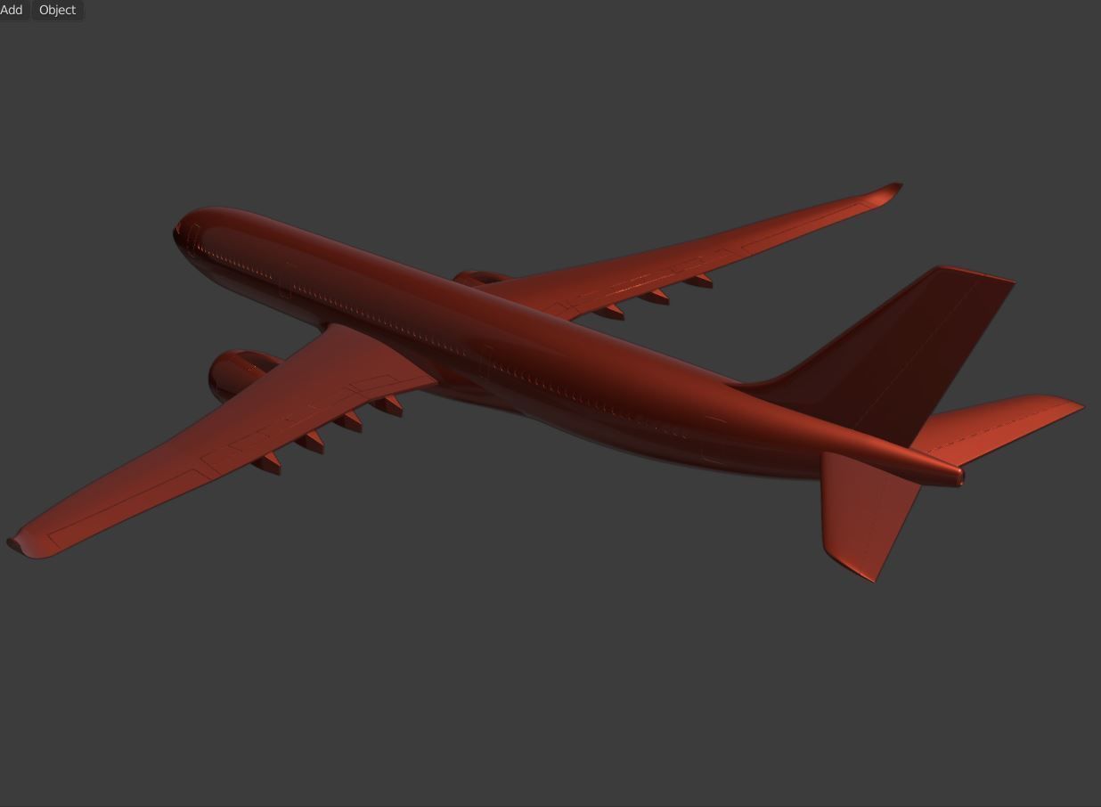 Airbus A330neo ready for 3D printing 3D print model_5