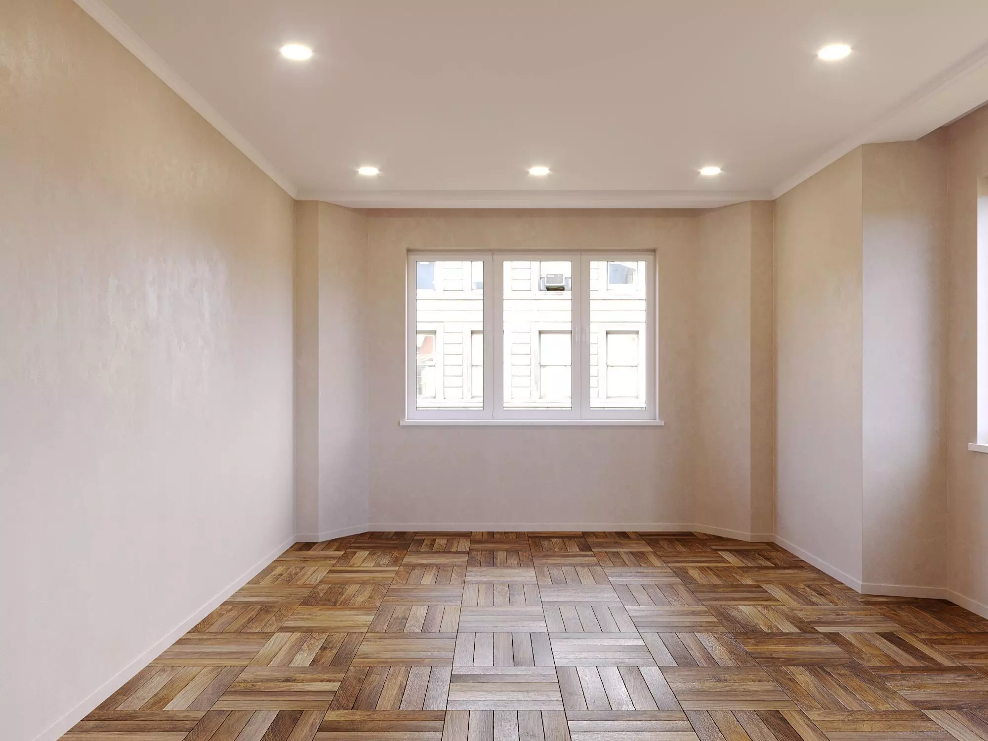 Empty interior 3D model_0