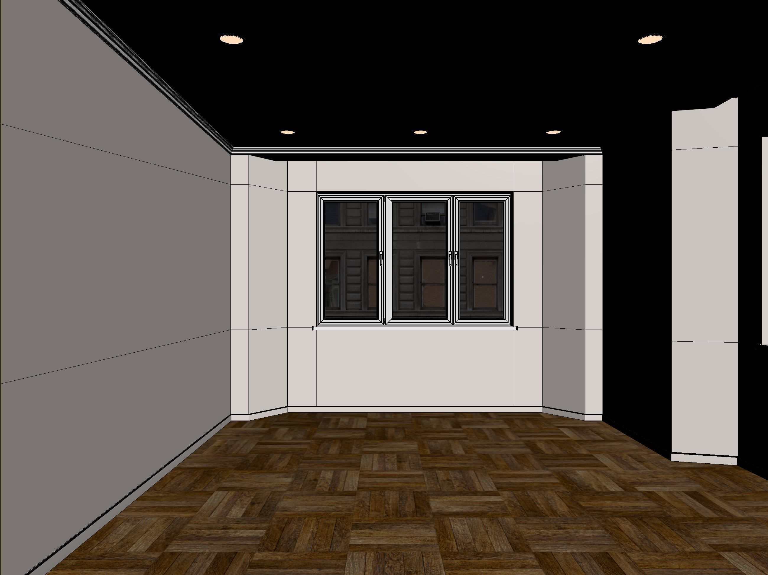 Empty interior 3D model_7