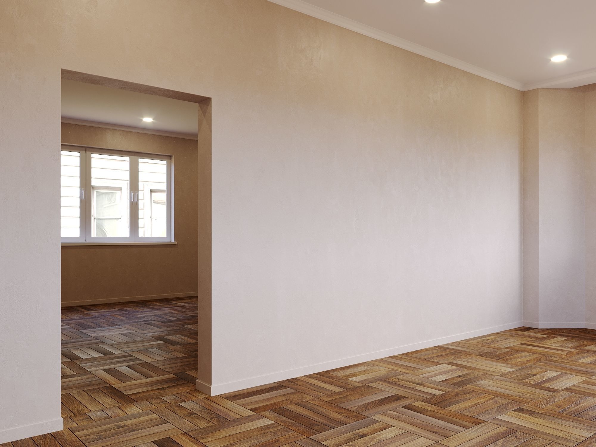 Empty interior 3D model_2