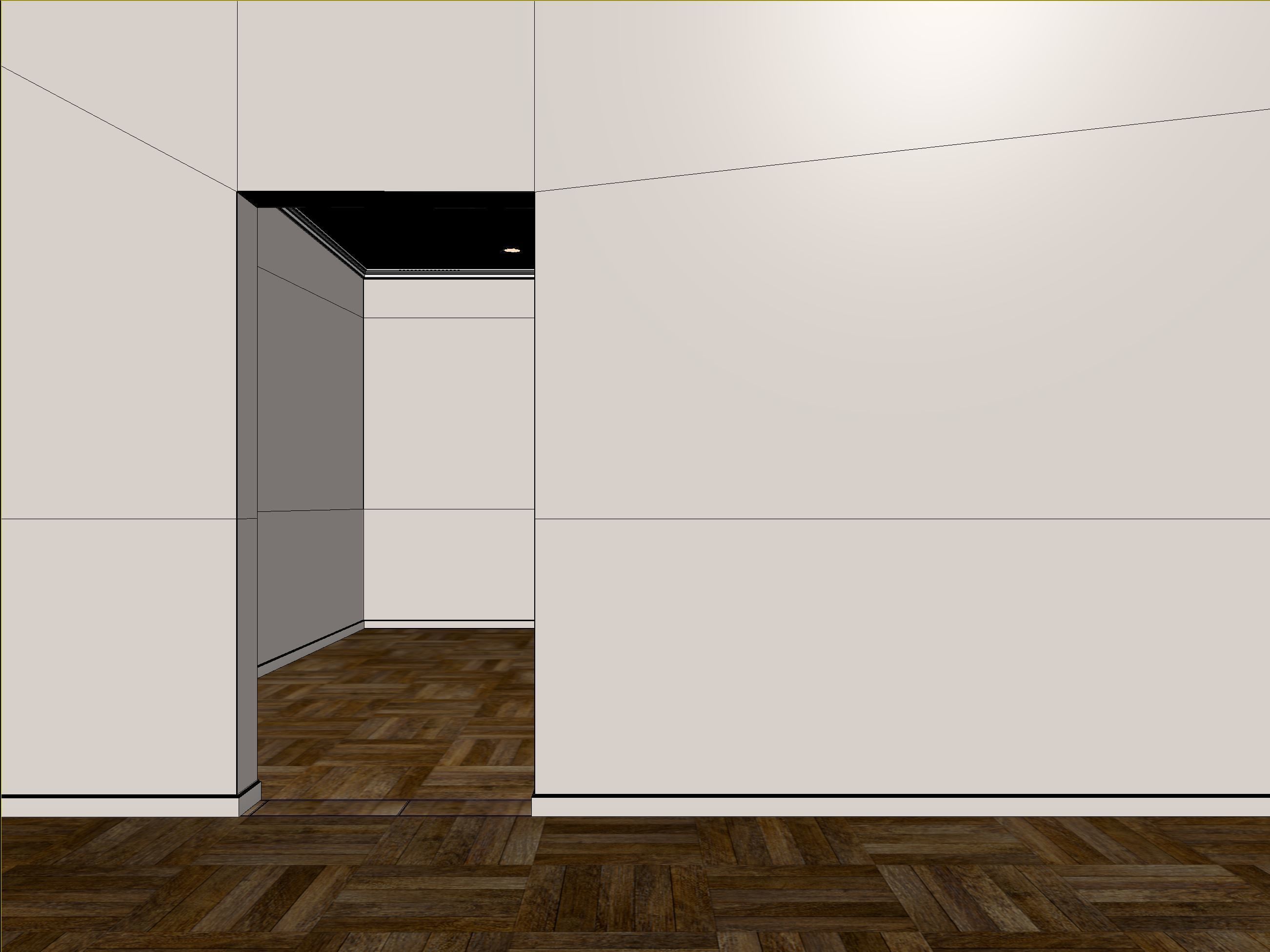 Empty interior 3D model_10