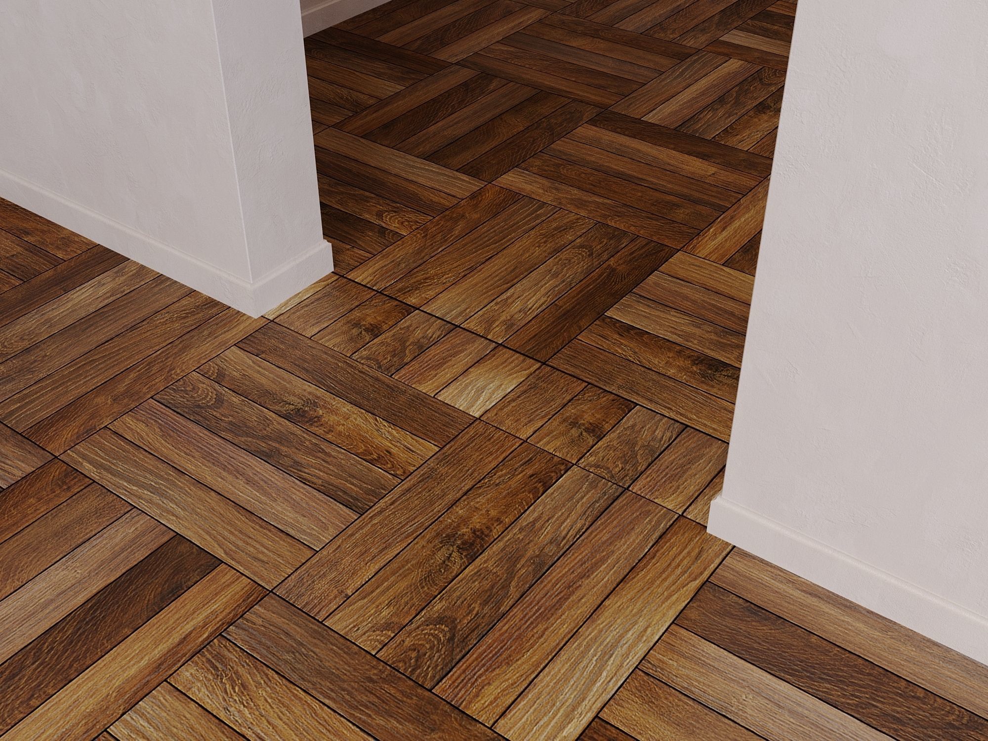 Empty interior 3D model_5