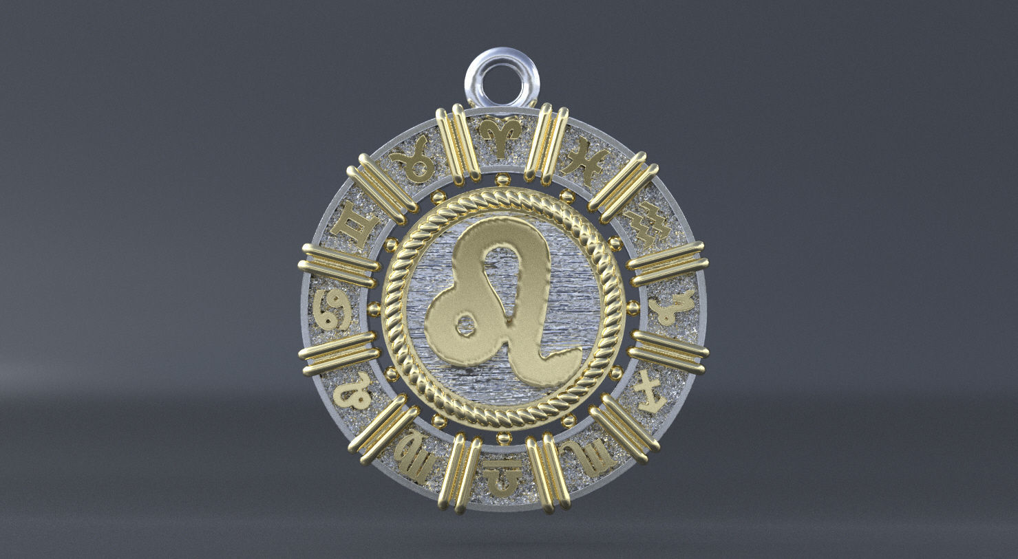 Zodiac symbol LEO  3D print model 3D print model_1