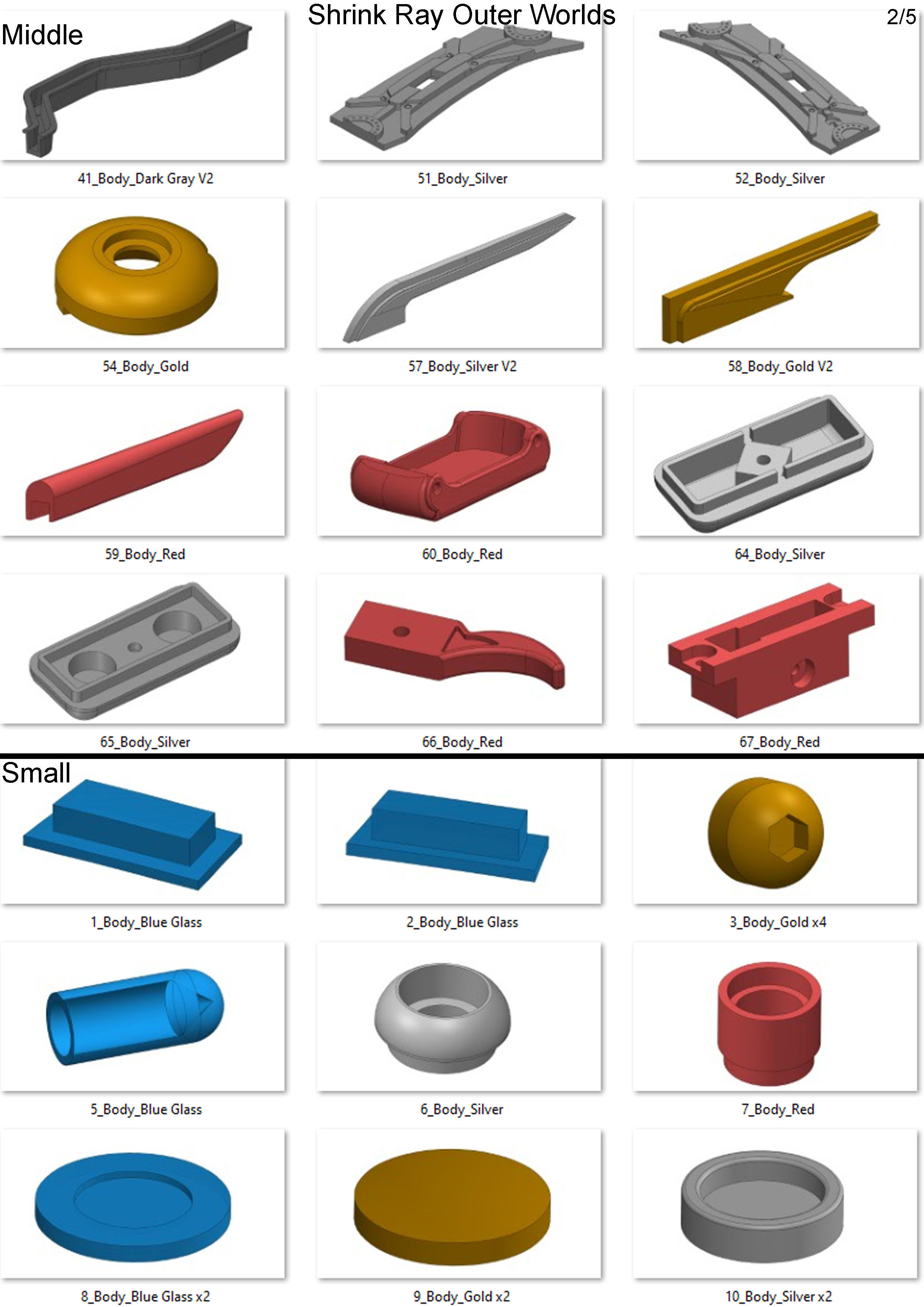 Shrink Ray Blaster - Outer Worlds -  3d model - STL 3D print model_9