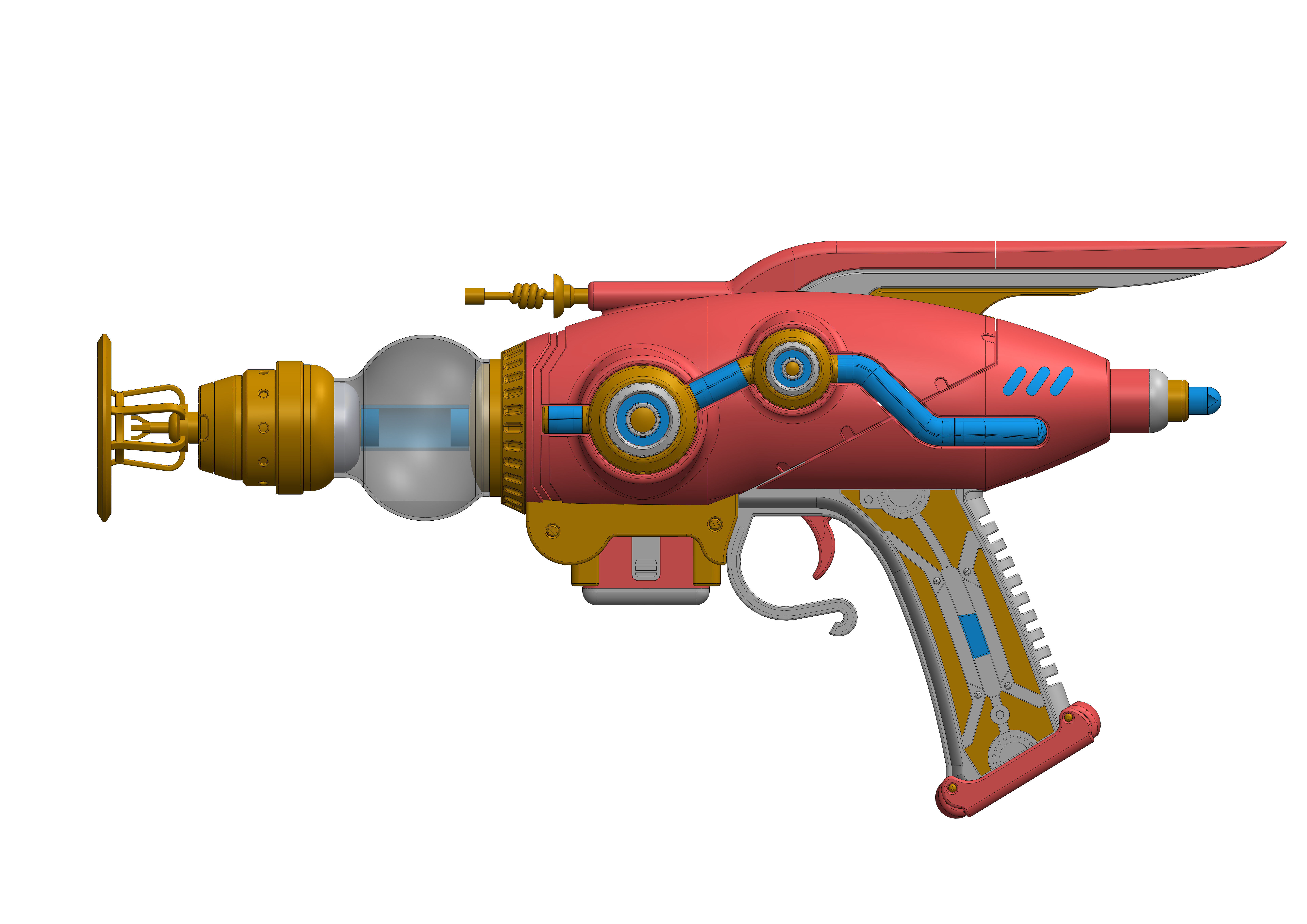 Shrink Ray Blaster - Outer Worlds -  3d model - STL 3D print model_6