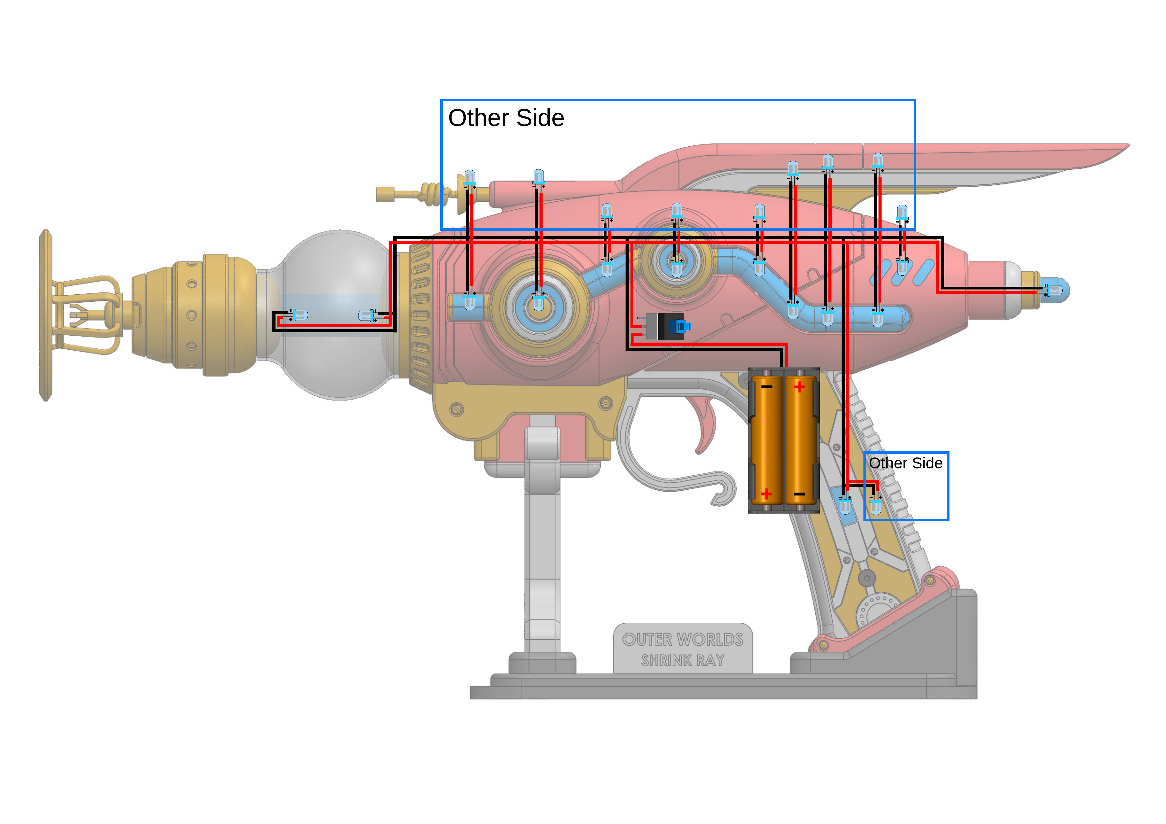 Shrink Ray Blaster - Outer Worlds -  3d model - STL 3D print model_14