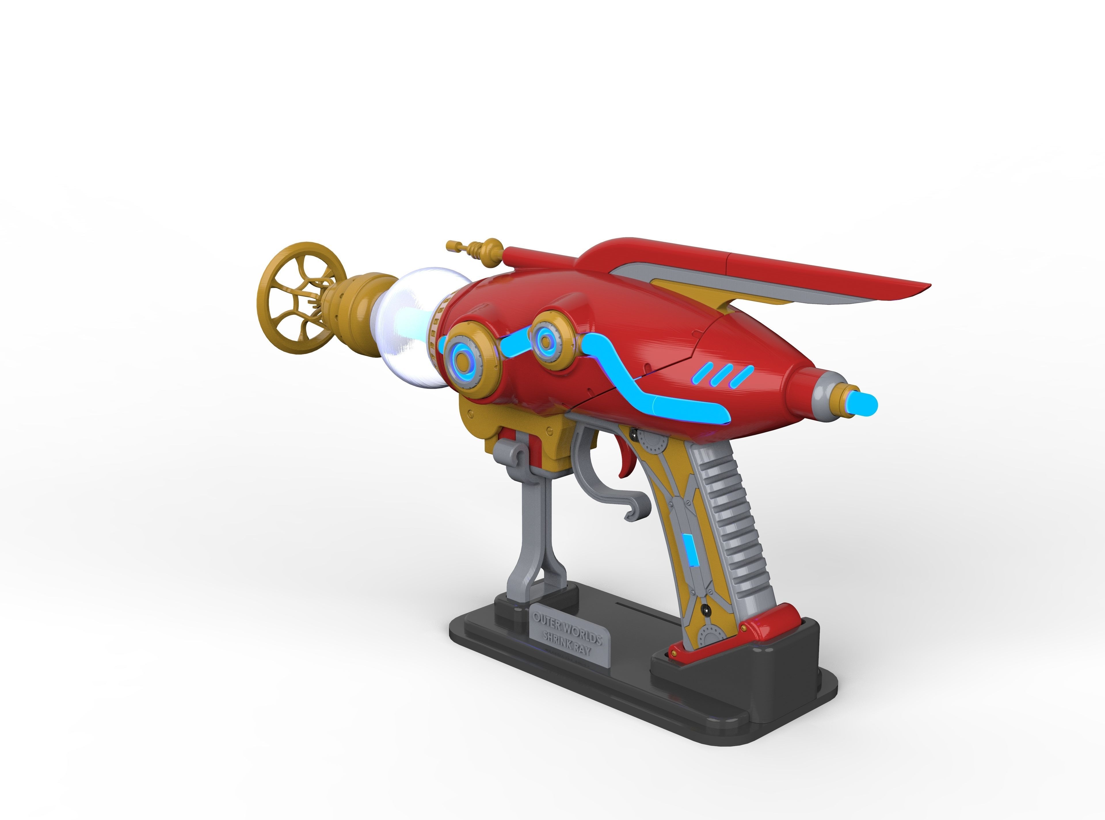 Shrink Ray Blaster - Outer Worlds -  3d model - STL 3D print model_2