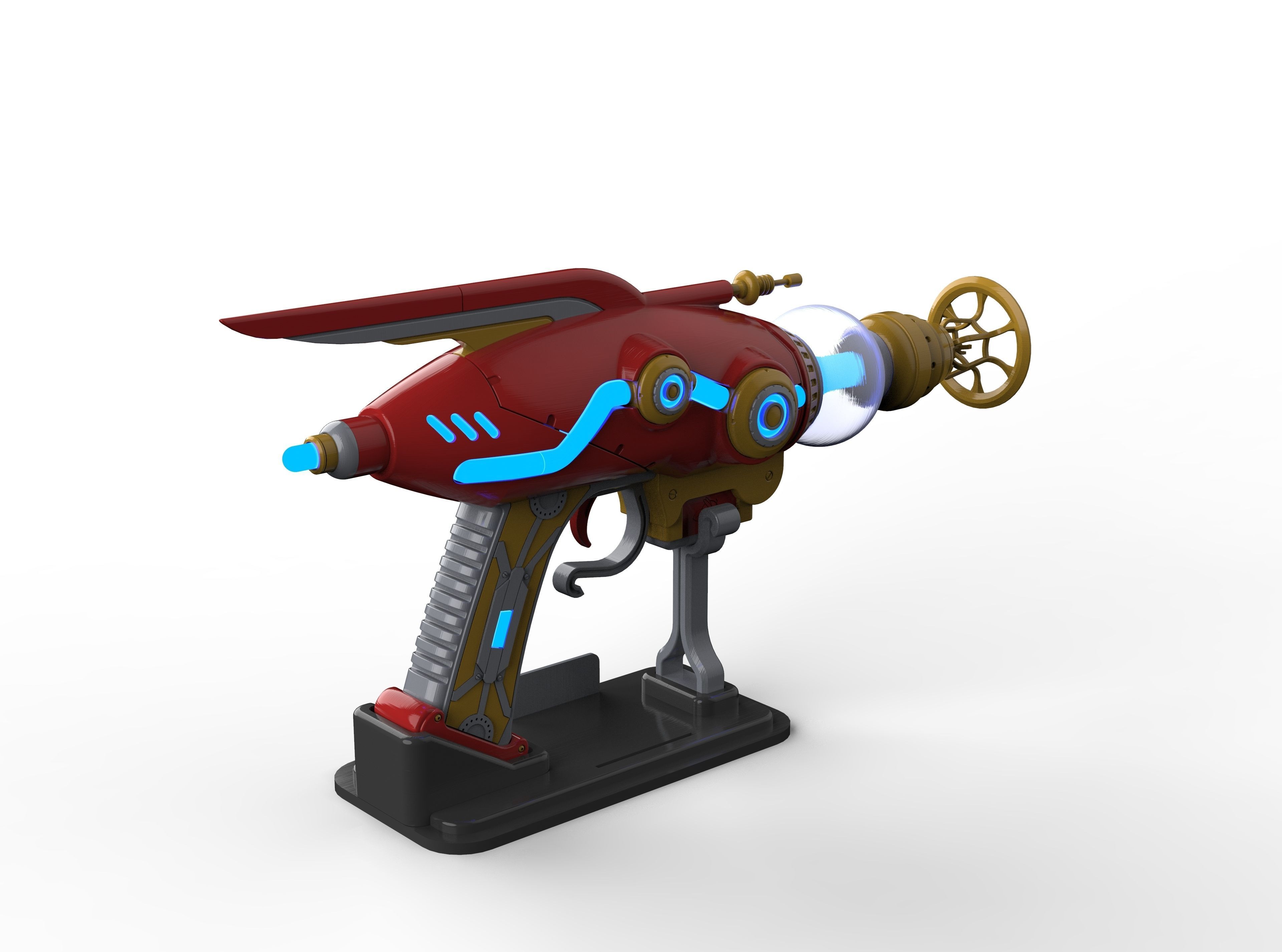Shrink Ray Blaster - Outer Worlds -  3d model - STL 3D print model_3