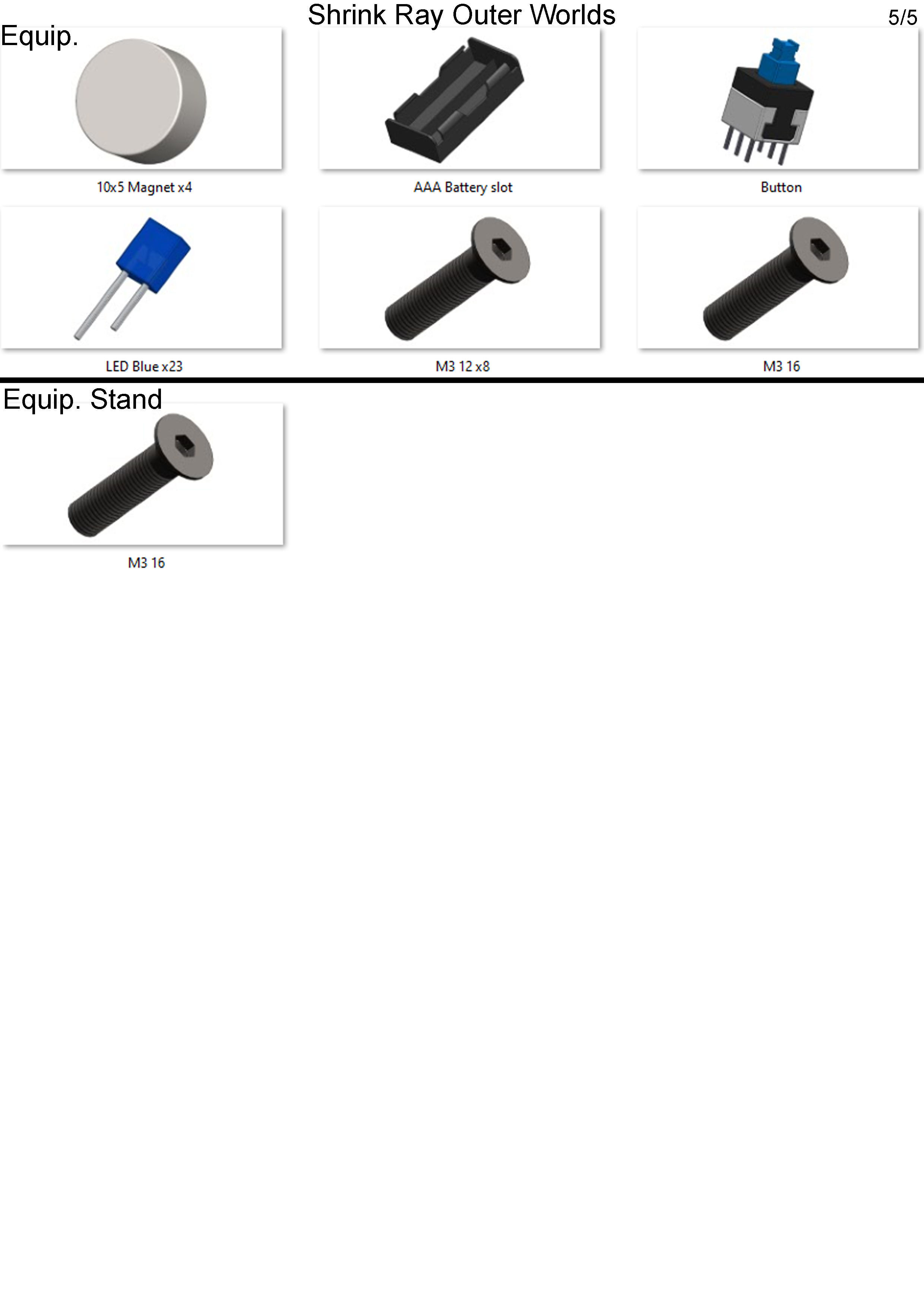 Shrink Ray Blaster - Outer Worlds -  3d model - STL 3D print model_12