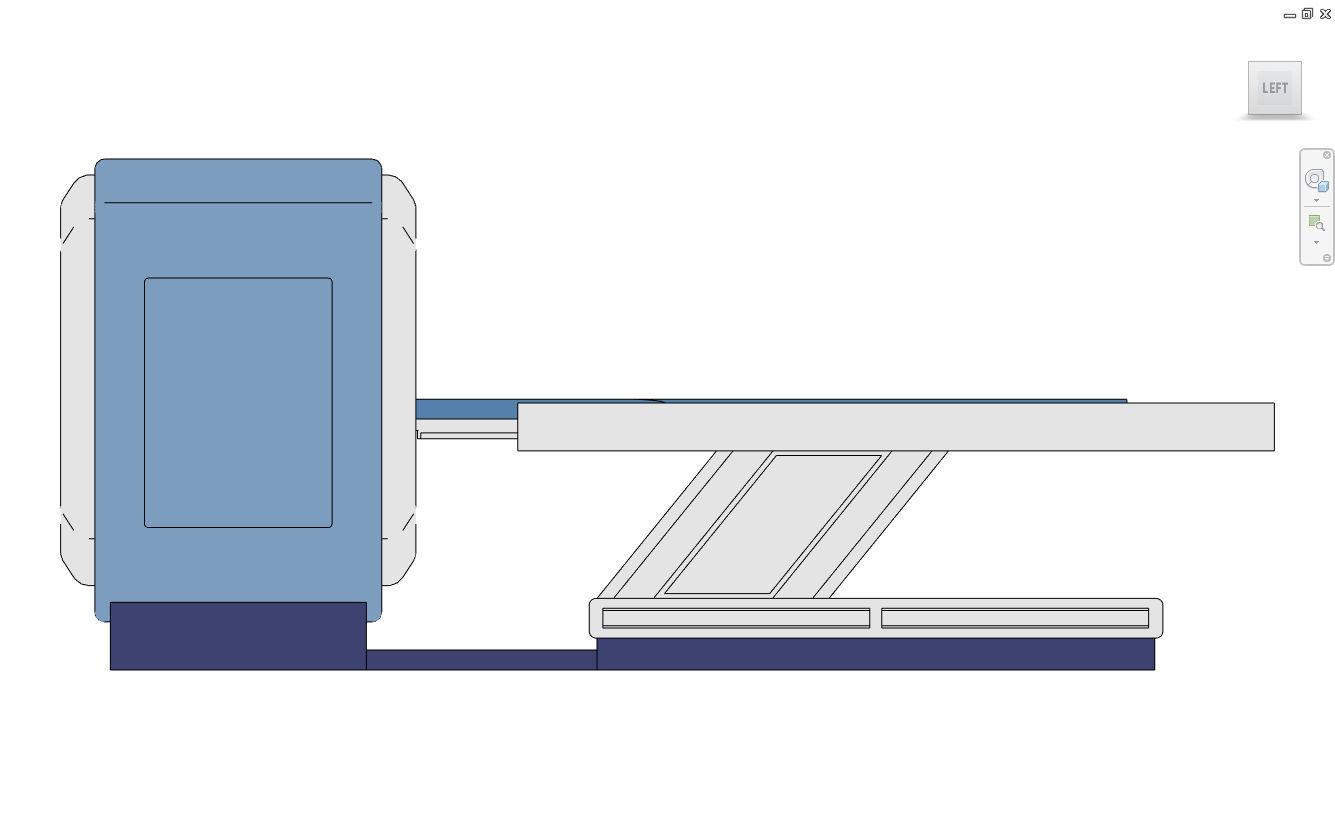 MRI scanner - Medical Equipment - Parametric Revit family Low-poly 3D model_4
