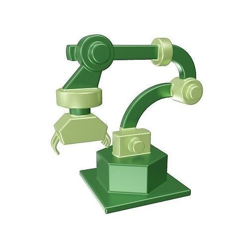 Fabulous Robot Arm Toy Low-poly 3D model