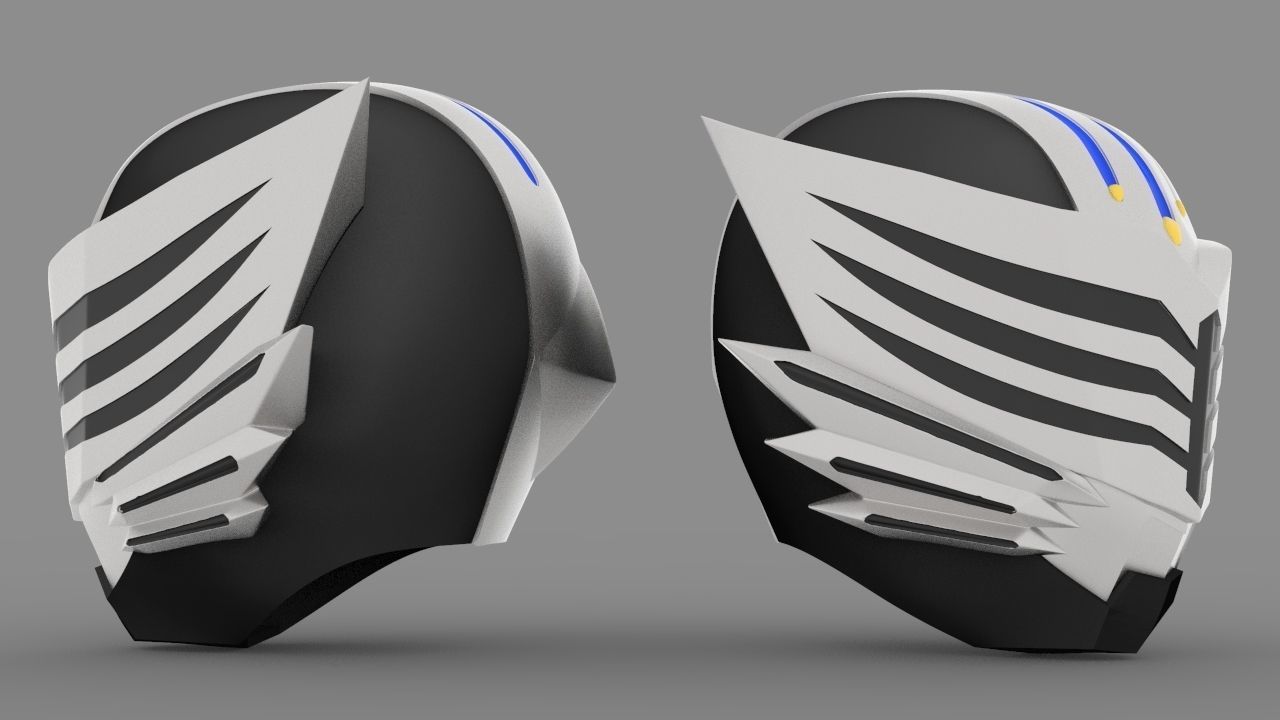 Kamen Rider Tiger Helmet 3D print model_1