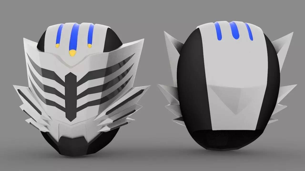 Kamen Rider Tiger Helmet 3D print model_0