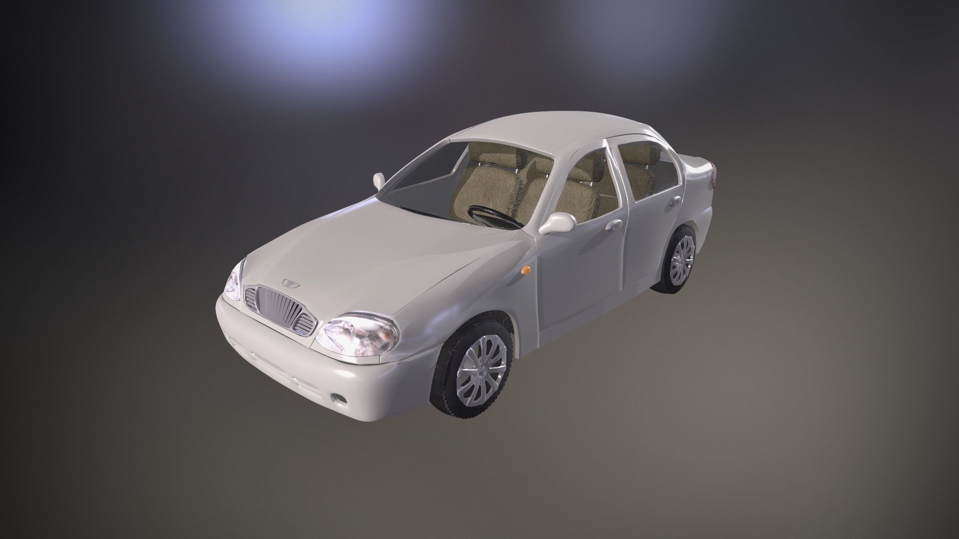 Daewoo Lanos T100 1998 3D model_11