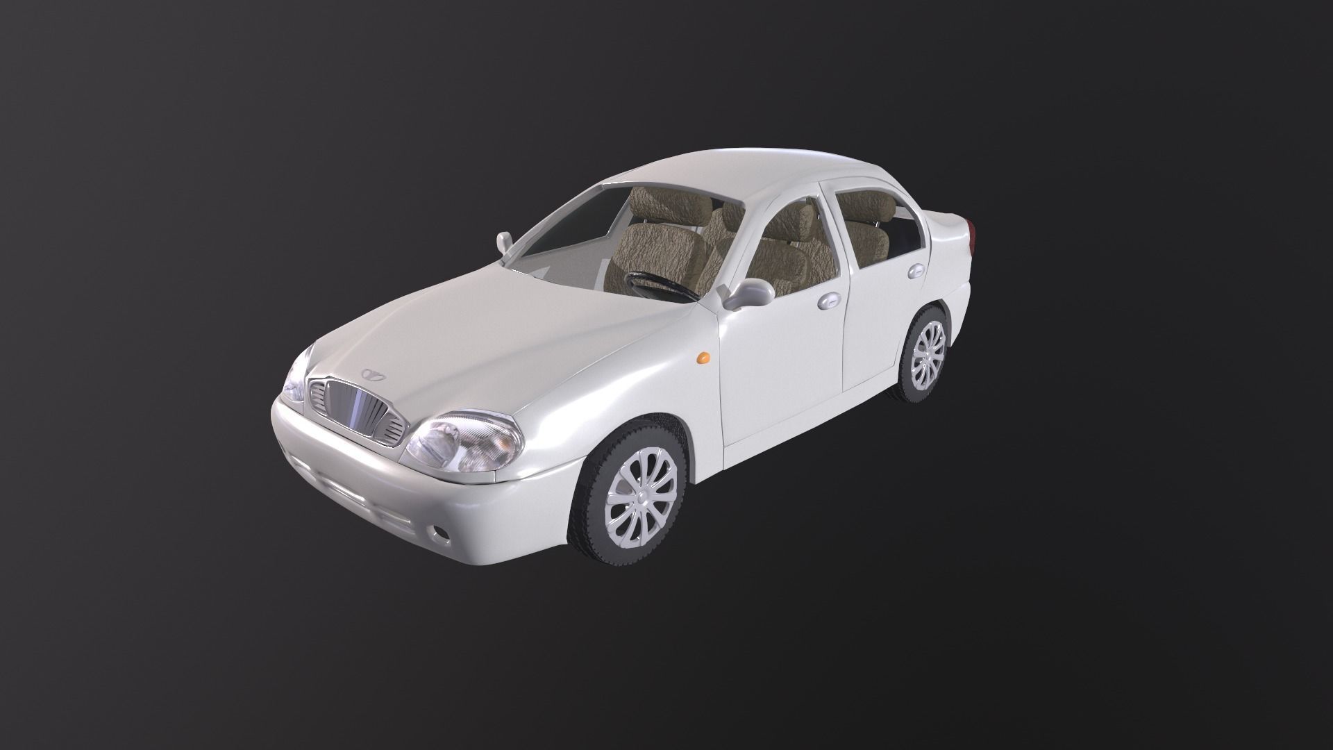 Daewoo Lanos T100 1998 3D model_33