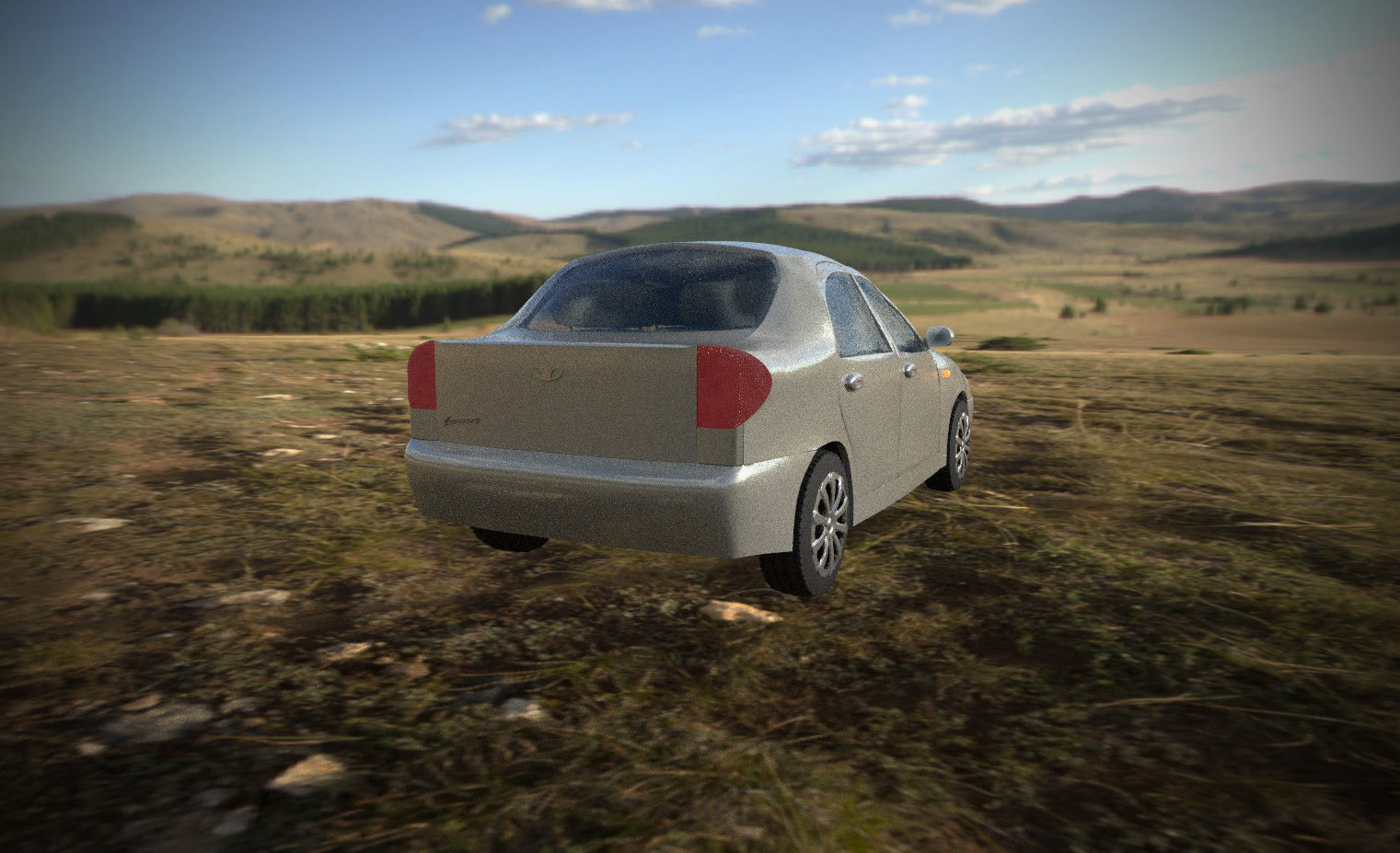 Daewoo Lanos T100 1998 3D model_14