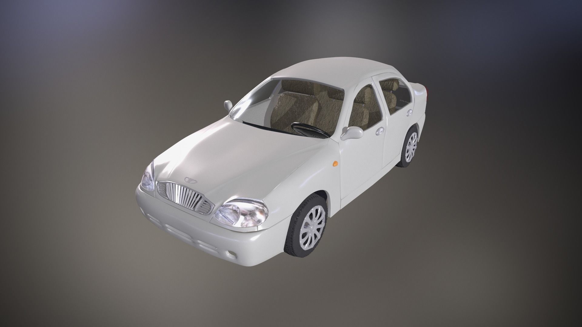 Daewoo Lanos T100 1998 3D model_6