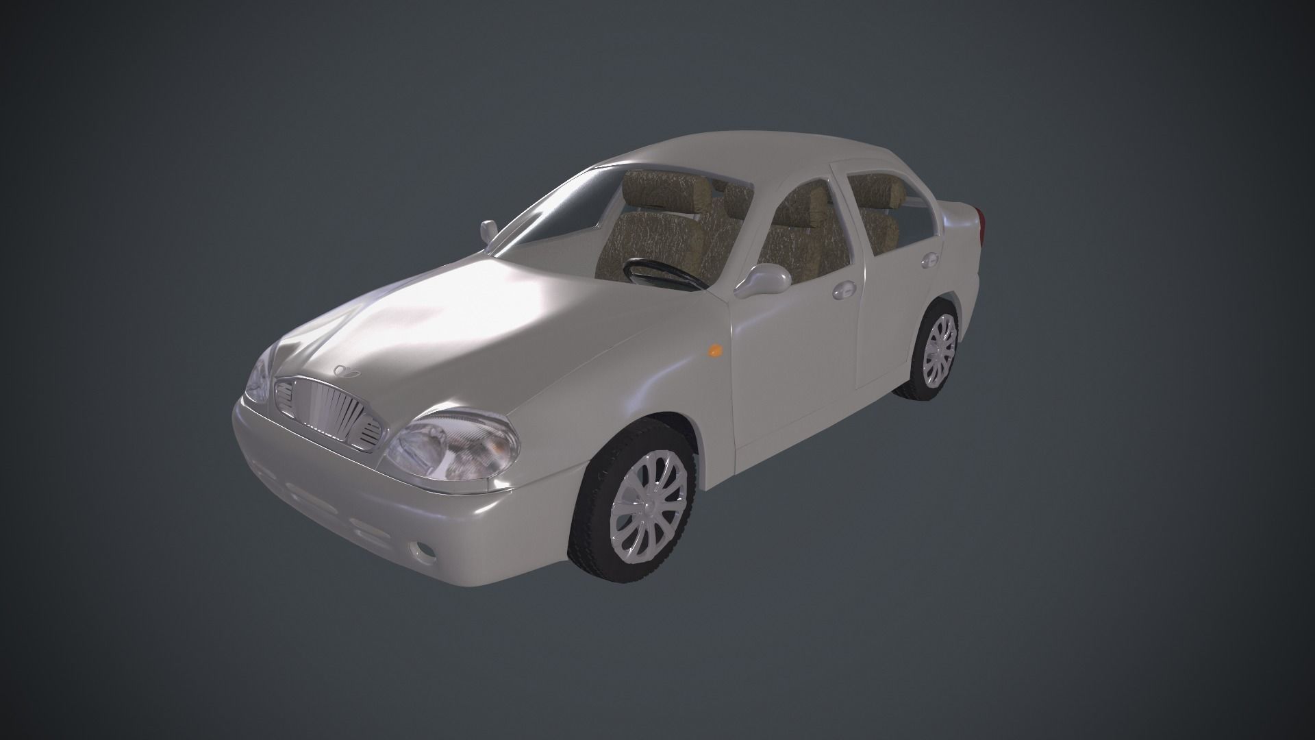Daewoo Lanos T100 1998 3D model_22