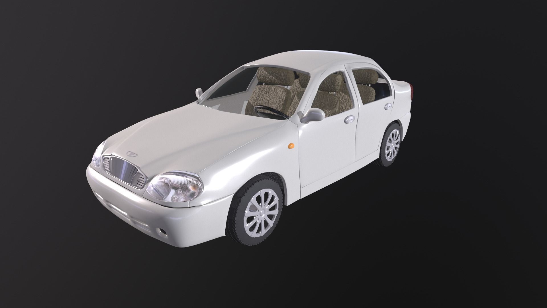 Daewoo Lanos T100 1998 3D model_34