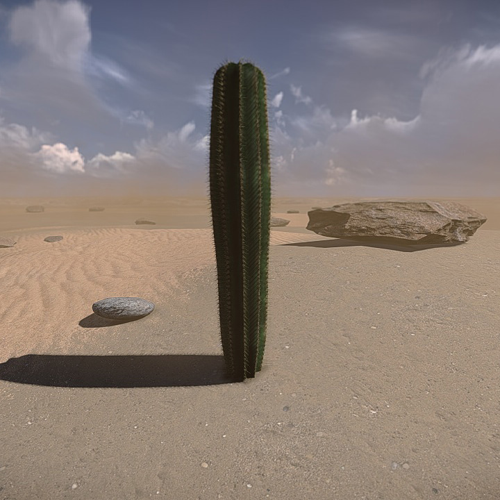 20 Desert Game-Models Low-poly 3D model_7