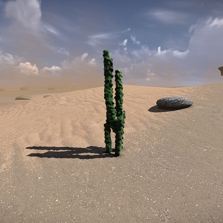 20 Desert Game-Models Low-poly 3D model_12