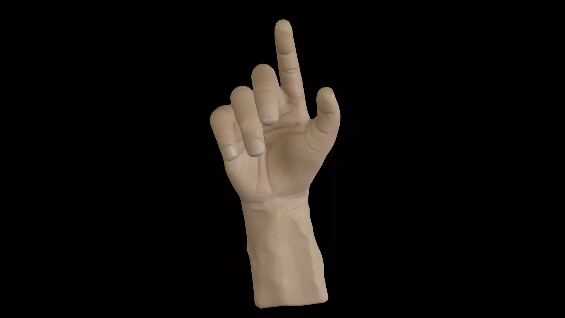 Hand 3D file 3D print model