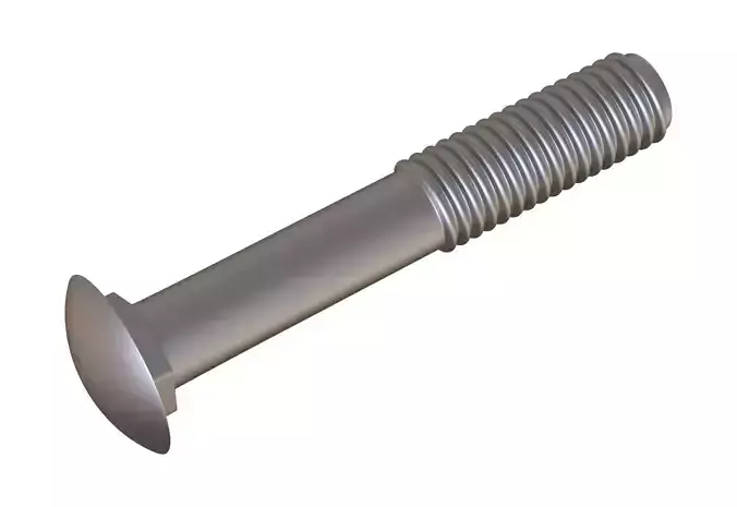 Carriage bolts 3D Model