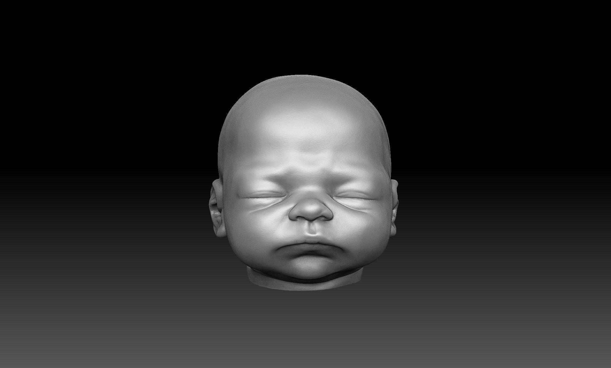 Baby 3D Scan Reference 3D model_6