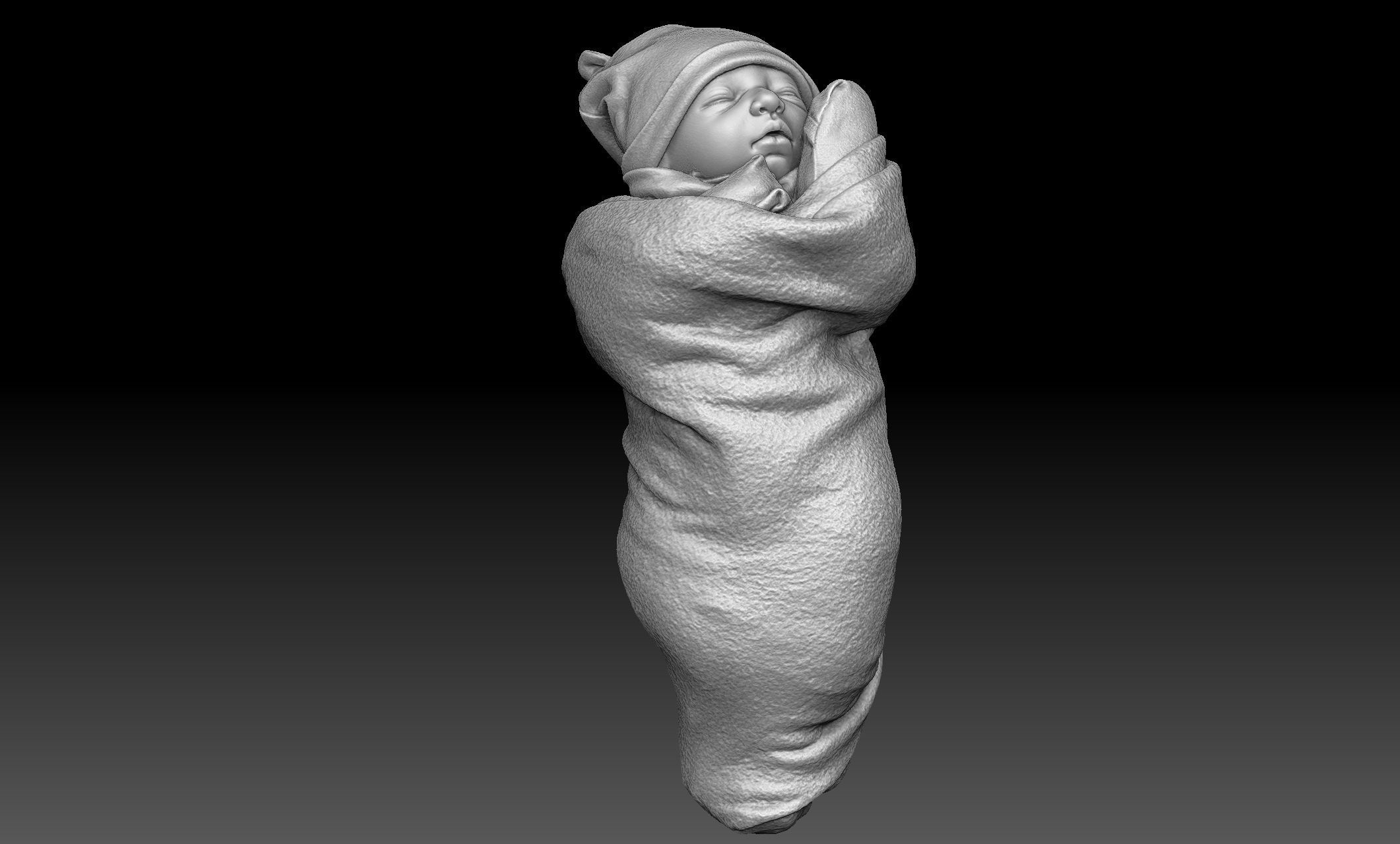 Baby 3D Scan Reference 3D model_8