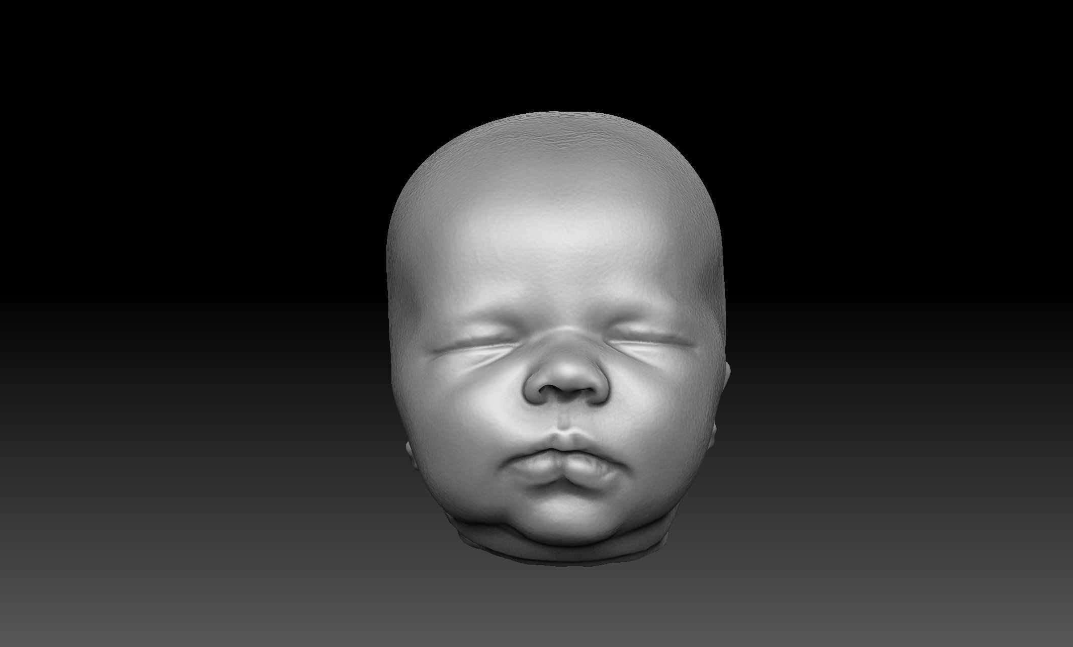 Baby 3D Scan Reference 3D model_5
