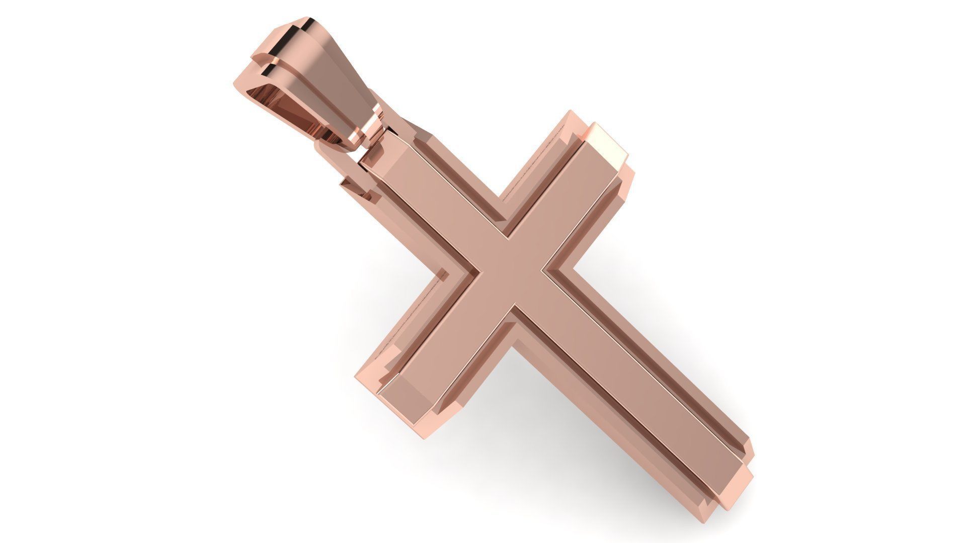 CROSS PENDANT CR51 3D print model_2