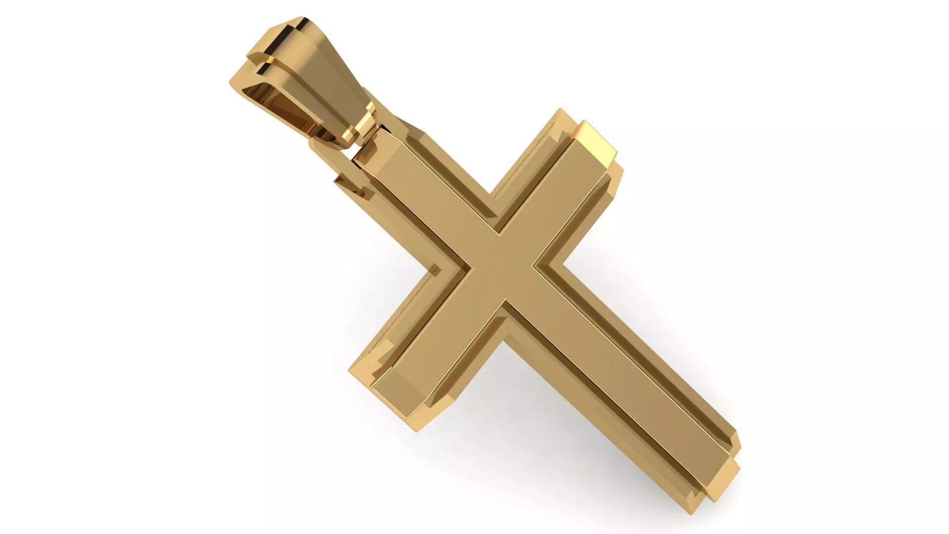 CROSS PENDANT CR51 3D print model_0