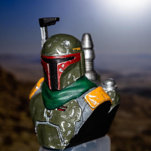 Boba Fett Bust 3D print model