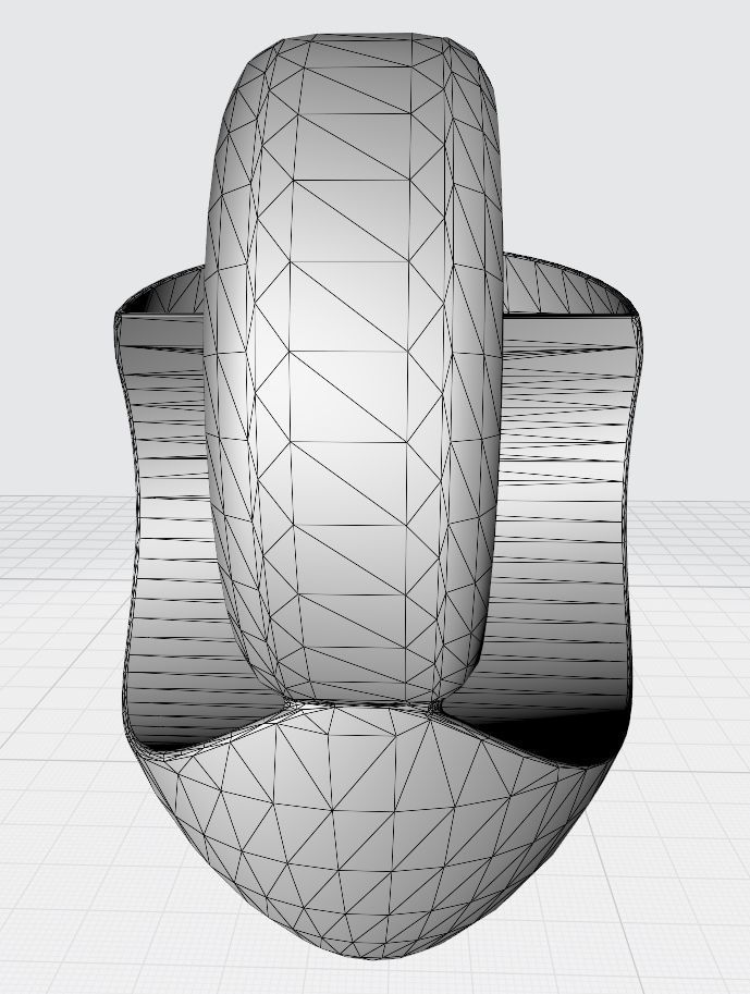 Bird Jug with a great spout Low-poly 3D model_12