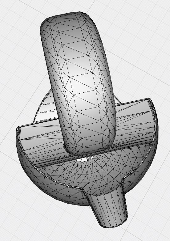 Bird Jug with a great spout Low-poly 3D model_6