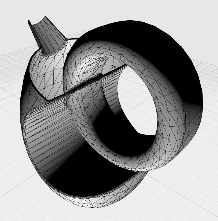 Bird Jug with a great spout Low-poly 3D model_13