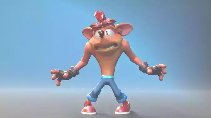 Crash Bandicoot 3D model