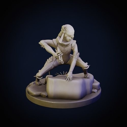 Sheik Ocarina of Time 3D print model 3D print model