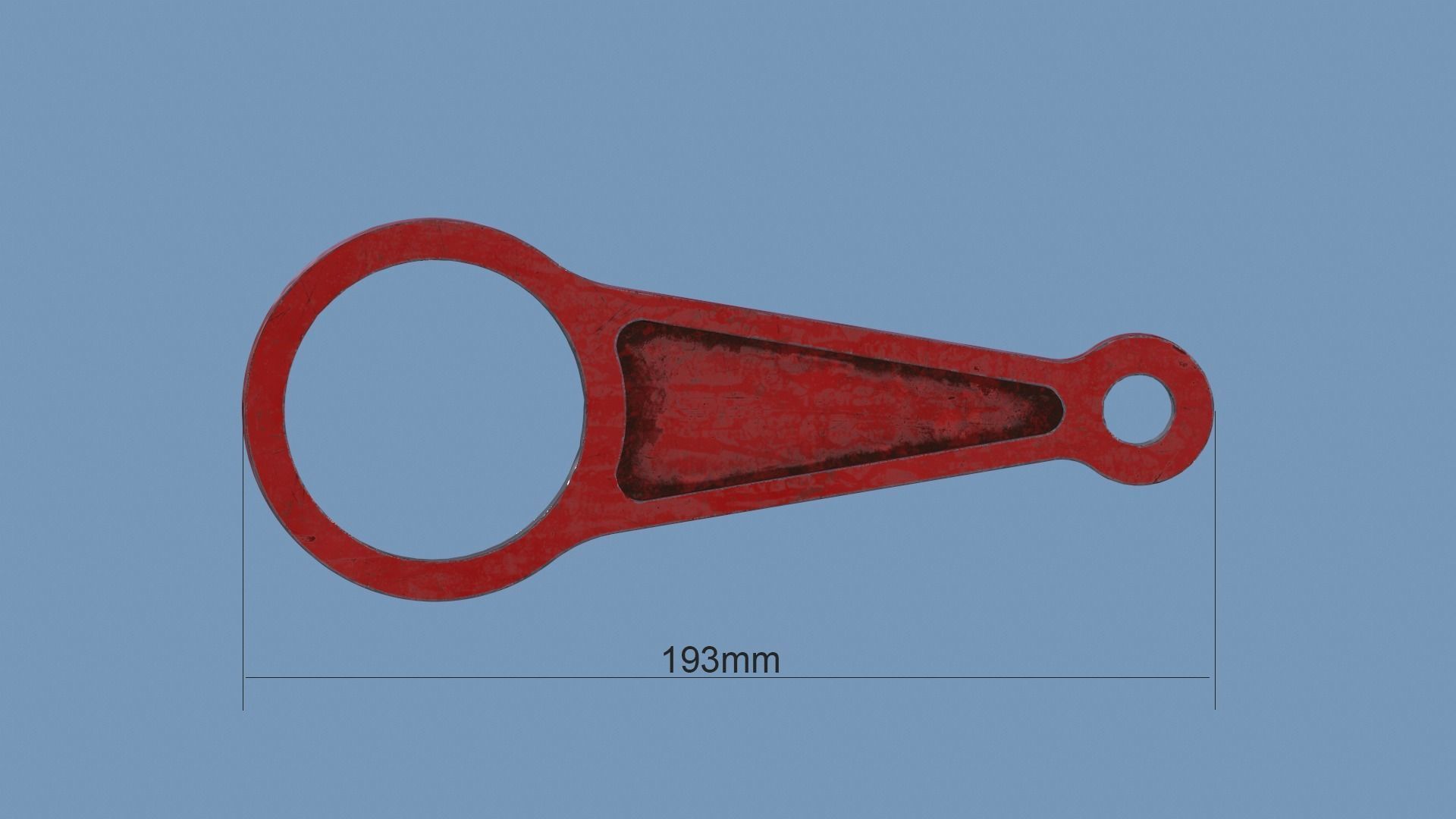 Control Arm Low-poly Model Low-poly 3D model_1