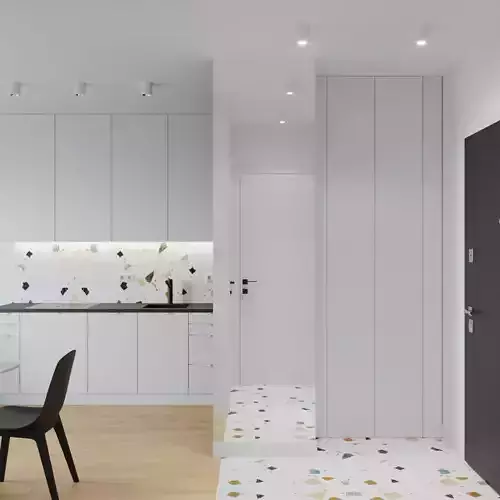 Modern Interior Design Flat Apartament 002 3D model