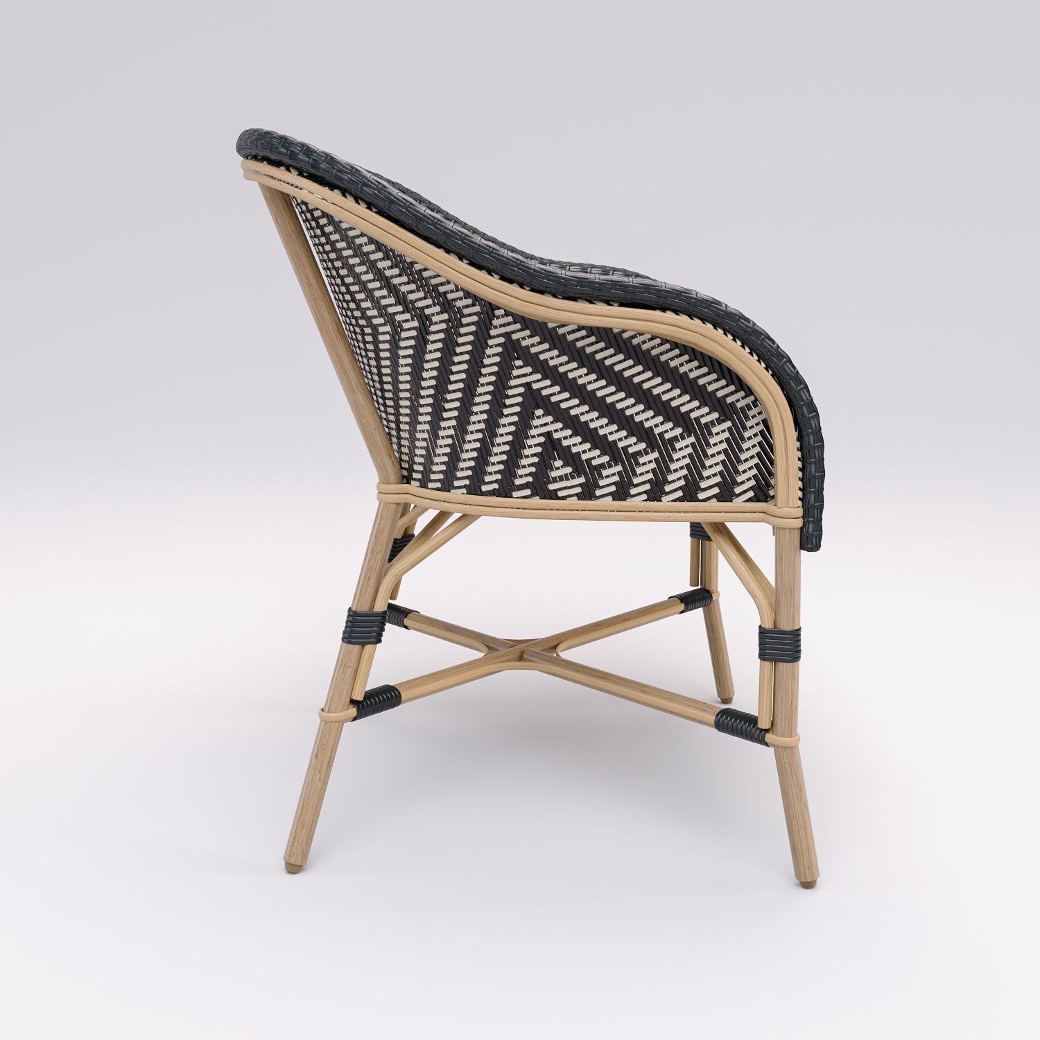 DRUCKER Bistro chair Eugenie 3D model_2