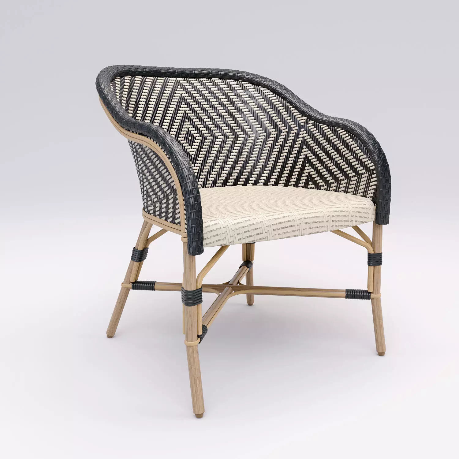 DRUCKER Bistro chair Eugenie 3D model_0